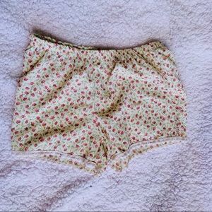 tea n rose young floral shorts